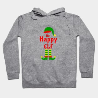 The Happy Elf Family Matching Christmas 2020 Gift  Hoodie